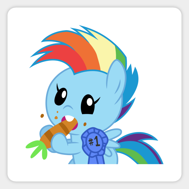 #1 carrot eater Sticker by CloudyGlow